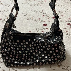 Studded Black Handbag